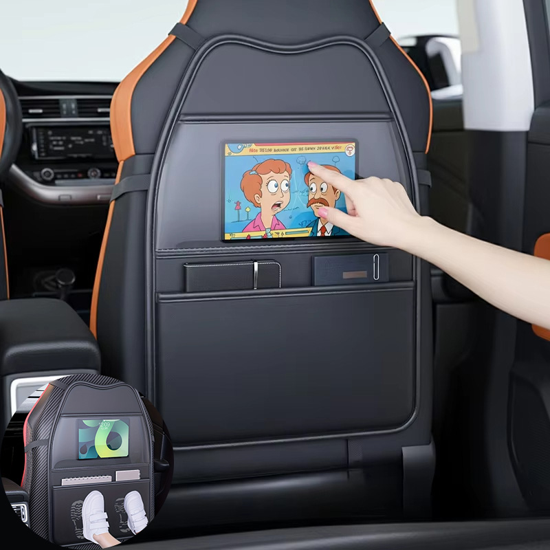 Toddler Tablet Accessories - واقي مقعد السيارة من الجلد الصناعي