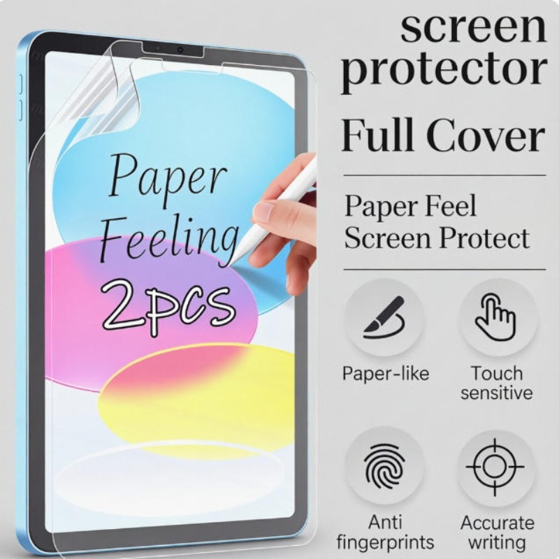 Paper Feel Screen Film - قطعتان من واقي الشاشة الورقي لأجهزة