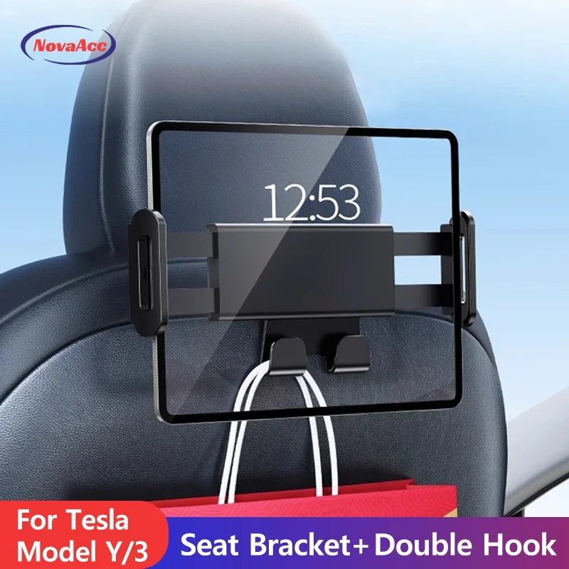 Tablet Car Mount - حامل مسند الرأس للسيارة لتسلا موديل