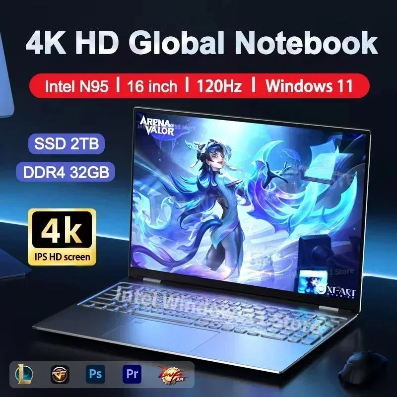 Windows Tablet Accessories - كمبيوتر محمول جديد بمعالج إنتل N95