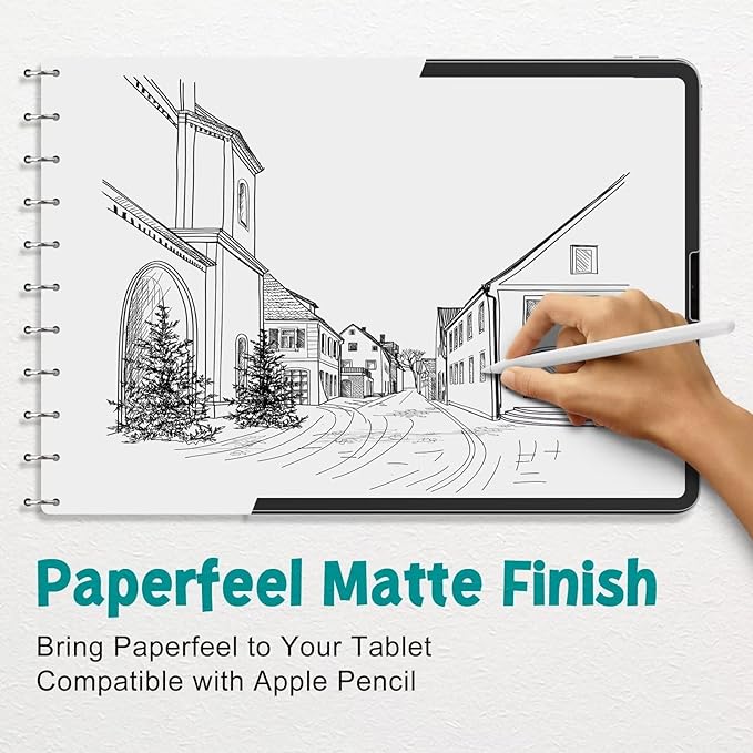 قطعتان من واقي الشاشة بملمس ال - مراجعة Paper Feel Screen Film وسعره