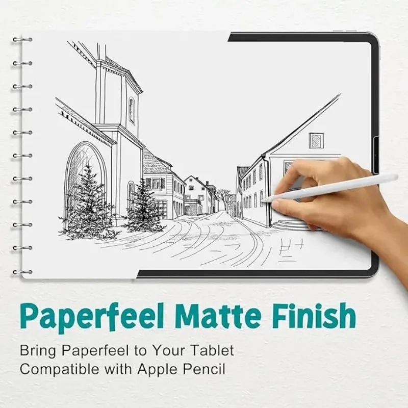 قطعتان من واقي الشاشة الورقي ل - مراجعة Paper Feel Screen Film وسعره