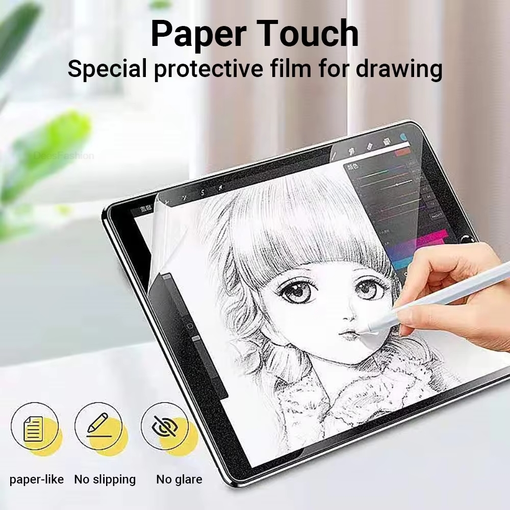 3 قطع من واقي الشاشة بملمس الو - مراجعة Paper Feel Screen Film وسعره