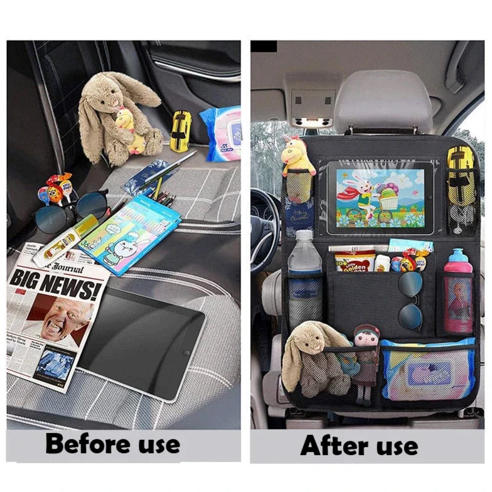 منظم خلفي لمقعد السيارة 9 جيوب - مراجعة Toddler Tablet Accessories وسعره