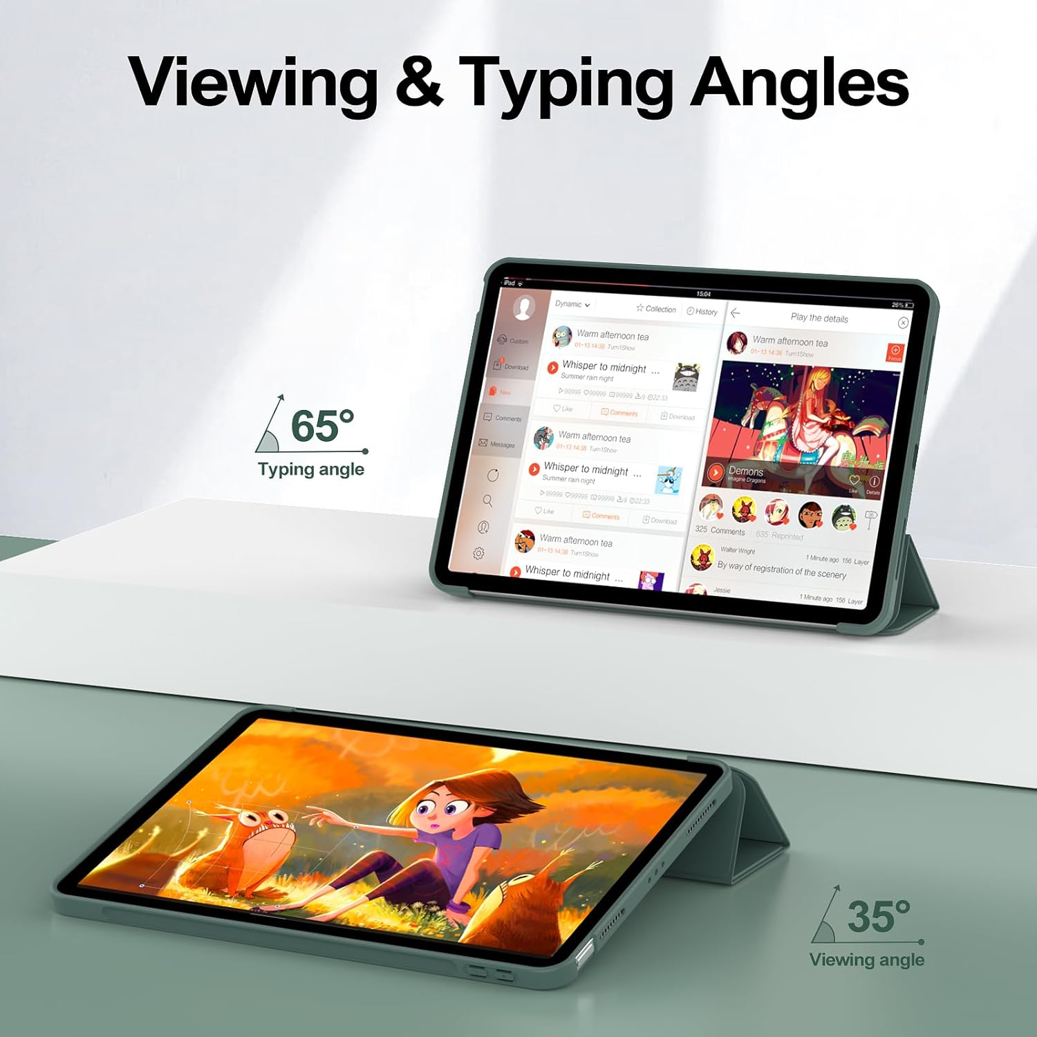 حافظة قابلة للطي ثلاثية الأبعا - مراجعة Lenovo Tablet M11 Accessories وسعره