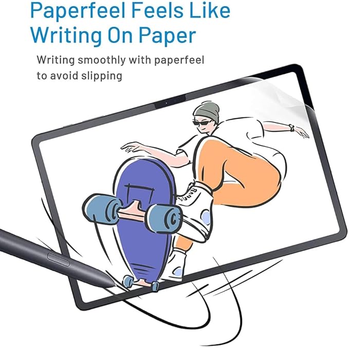 قطعتان من واقي الشاشة الشبيه ب - مراجعة Paper Feel Screen Film وسعره