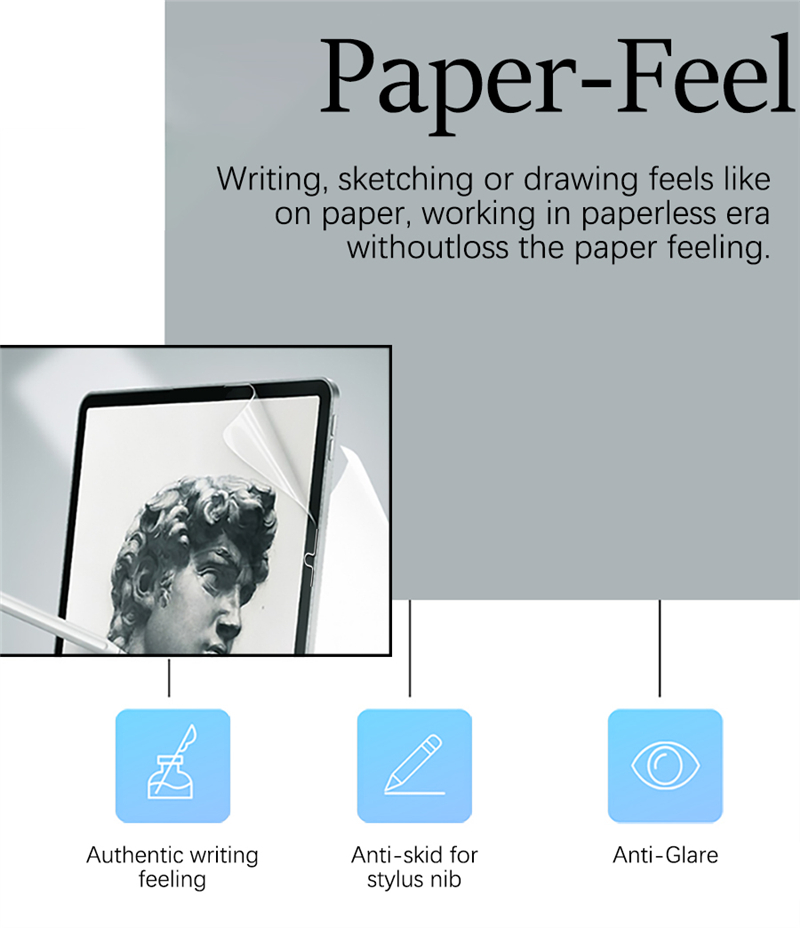 3 قطع من واقي الشاشة يشعر بالو - مراجعة Paper Feel Screen Film وسعره