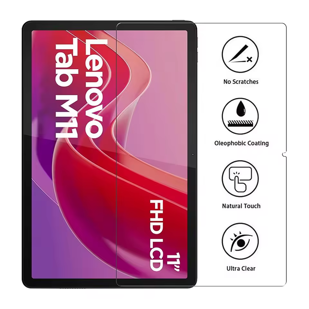 1 قطعة واقي شاشة من الزجاج الم - مراجعة Lenovo Tablet M11 Accessories وسعره