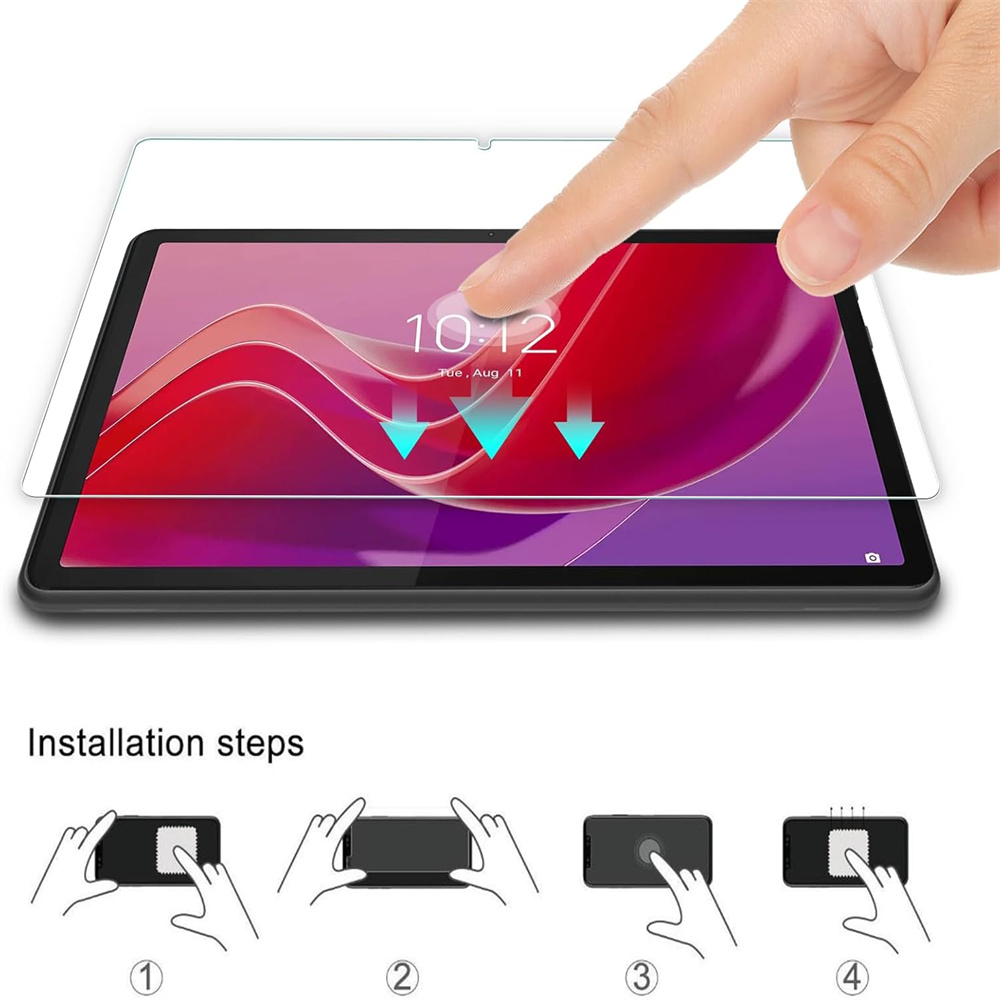 1 قطعة واقي شاشة من الزجاج الم - مراجعة Lenovo Tablet M11 Accessories وسعره