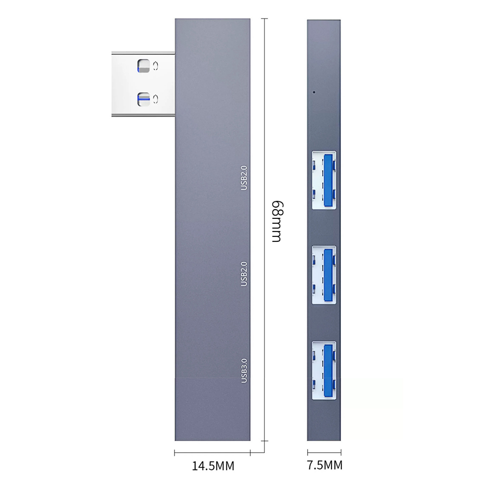 محطة توصيل USB 3 في 1، OTG USB - مراجعة Usb Hub Type C وسعره