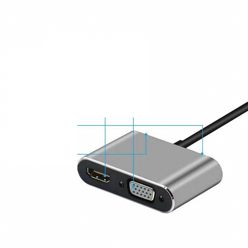 محول USB نوع C إلى VGA بدقة 4K - مراجعة Usb Hub Type C وسعره