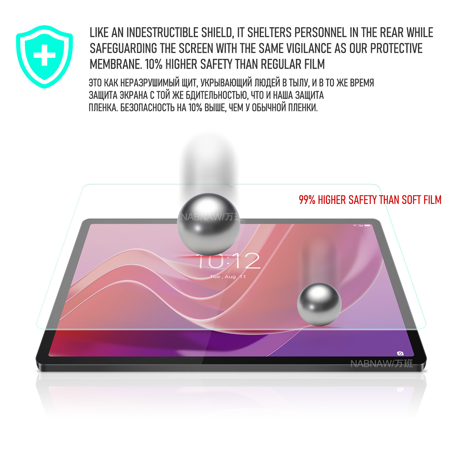 2 قطع HD واقي للشاشة مقاوم للخ - مراجعة Lenovo Tablet M11 Accessories وسعره