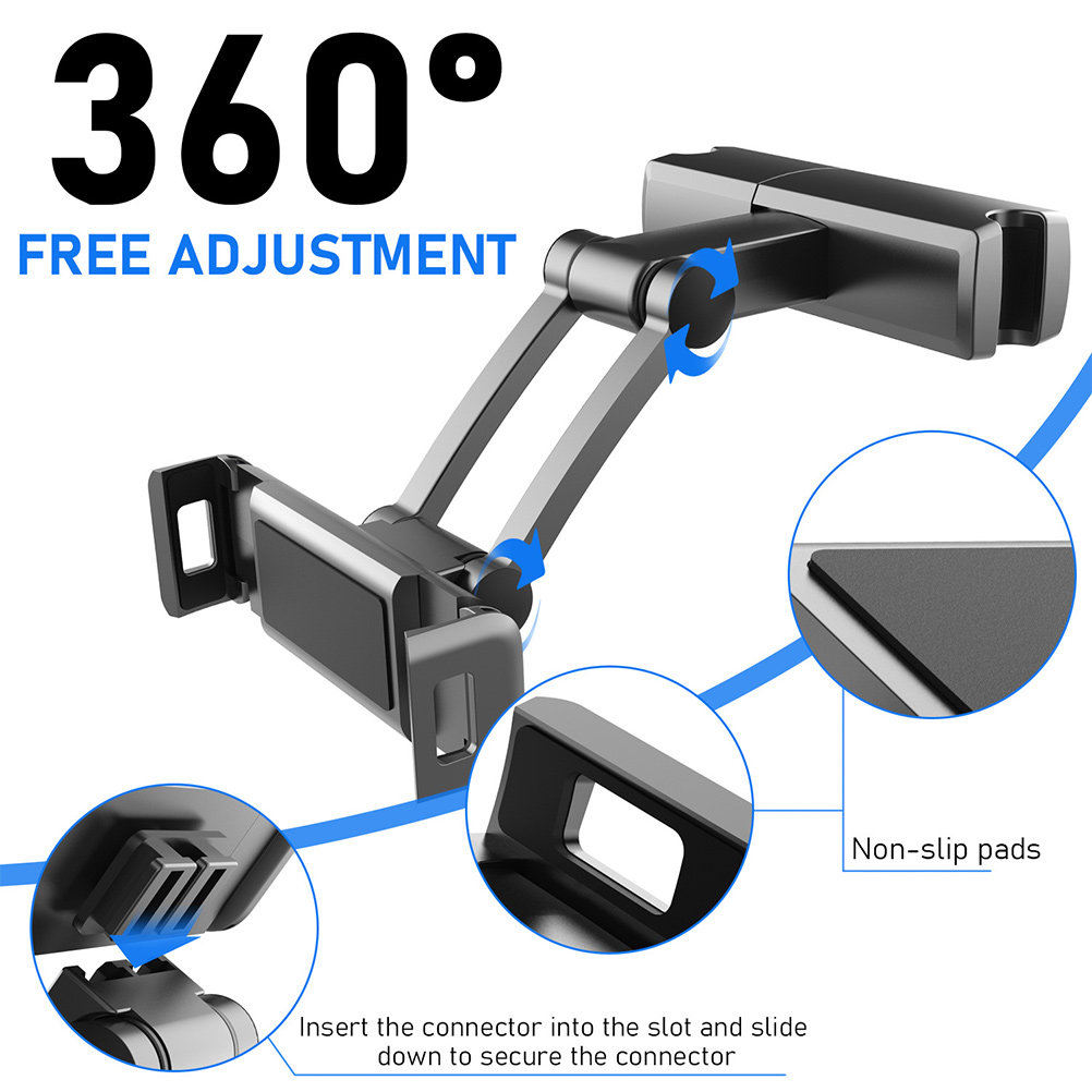 حامل تابلت للسيارة يثبت على مس - مراجعة Tablet Car Mount وسعره