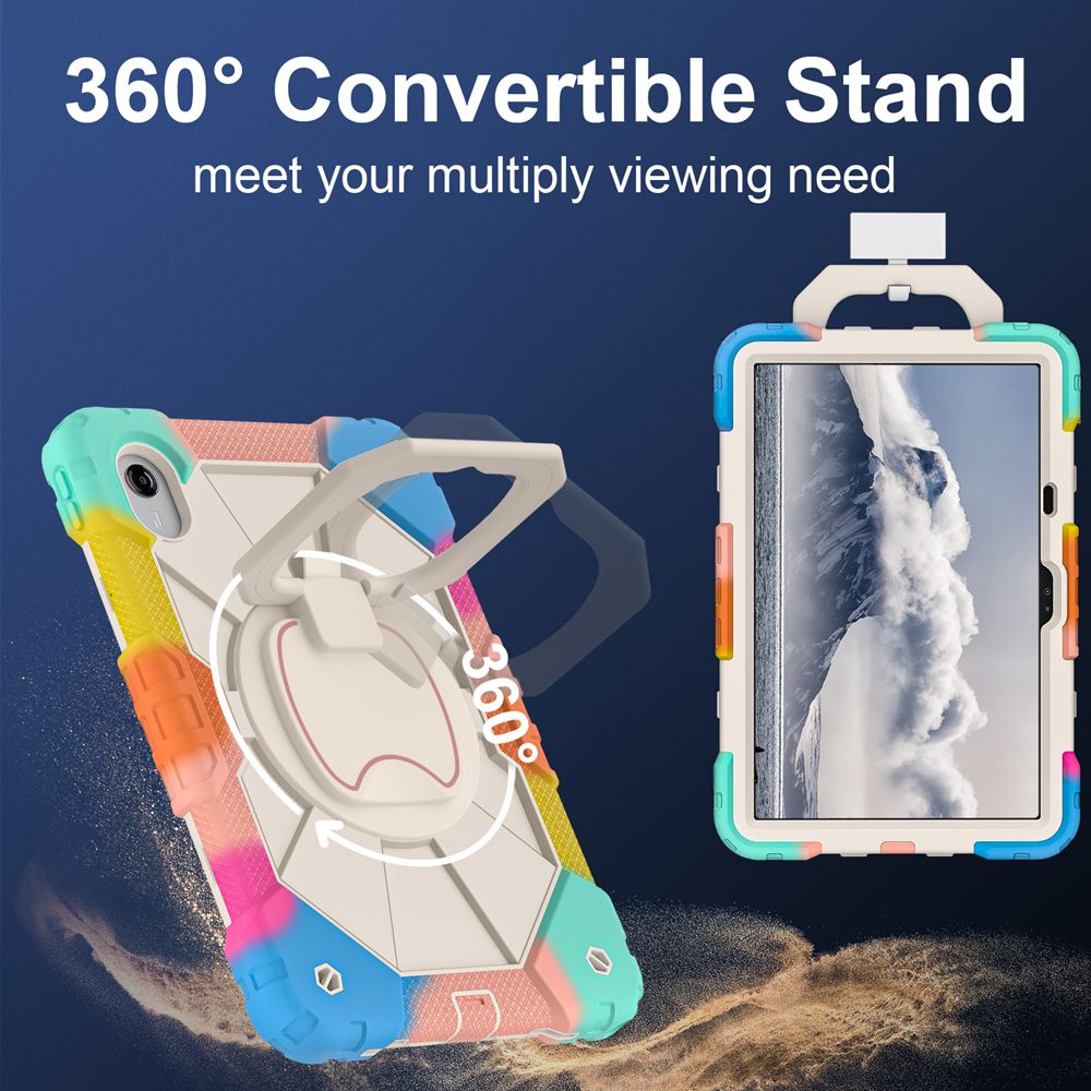 360 °   حافظة متينة دوارة لجها - مراجعة Lenovo Tablet M11 Accessories وسعره