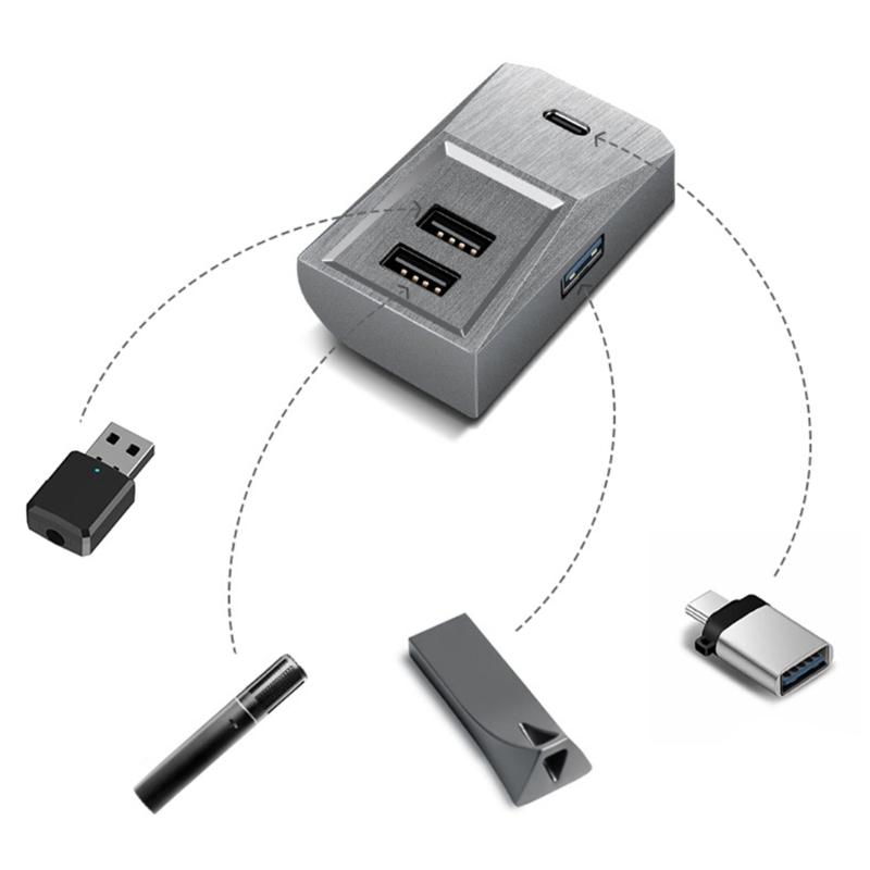 محطة إرساء لصندوق قفازات السيا - مراجعة Usb Hub Type C وسعره