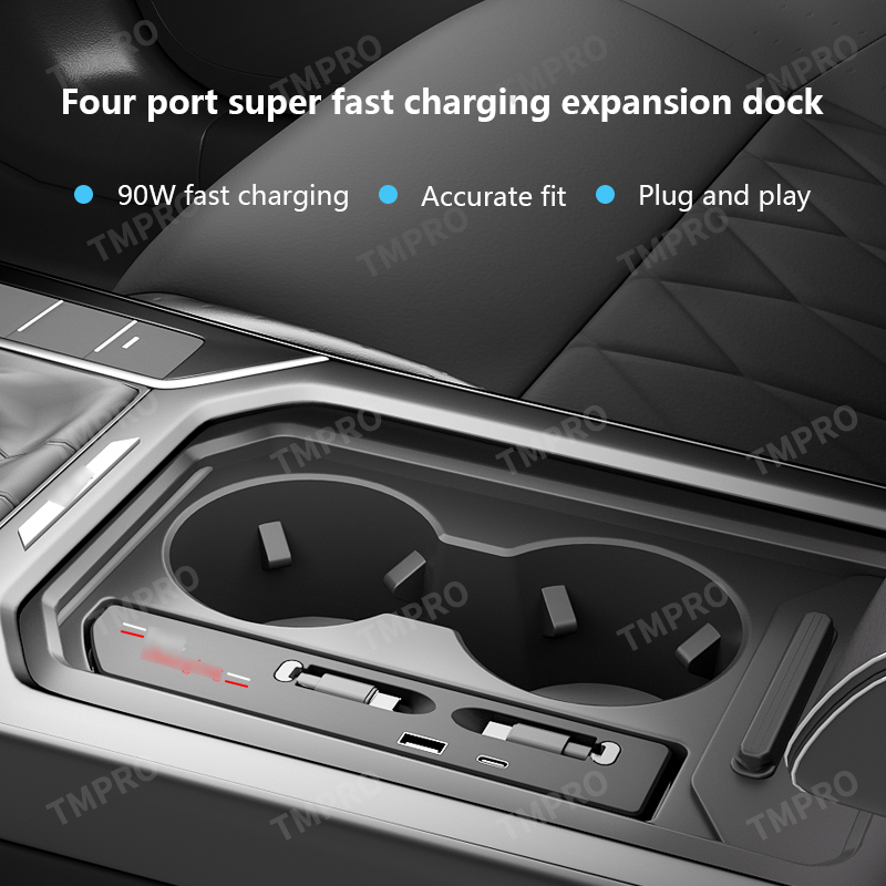 قاعدة شحن سريعة PD QC لسيارة ف - مراجعة Usb Hub Type C وسعره
